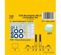 CMK/Czech Master Kits CMK7446 1:72 DAP Beaufighter Mk.21 Conversion Set