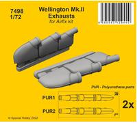 CMK/Czech Master Kits CMK7498 1:72 Vickers Wellington Mk.II exhausts
