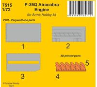 CMK/Czech Master Kits CMK7515 1:72 Bell P-39Q Airacobra Engine