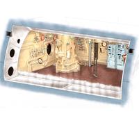 CMK/Czech Master Kits CMKN72014 1:72 Type IXC command section and control room