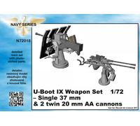 CMK/Czech Master Kits CMKN72018 1:72 Type IXC weapons set