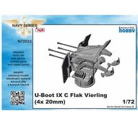 CMK/Czech Master Kits CMKN72023 1:72 Type IXC Flak Vierling 20mm