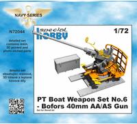 CMK/Czech Master Kits CMKN72044 1:72 PT Boat Weapon Set No.6