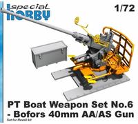 Cmk N72044 - 1/72 - PT Boat Weapon Set No.6 - Bofors 40mm AA/AS Gun - New