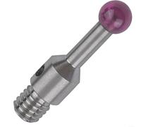 Cmm Touch Probe Stylus, 3mm Ruby Ball Tips M3 Thread, Reliable And Easy To Use Ball Cmm Probe Stylus 03969324 For Romer Measuring, 10mm Long Three-Coordinate Probe, Built-In Crash For Protection