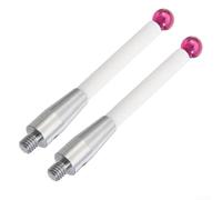 CMM Touch Probe Stylus A-5000-3709 with 6mm Ball Tip and Threaded Stem 50mm Length Stainless Steel Construction for Coordinate Measuring Machines
