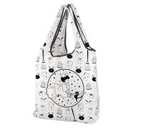 CMNIM Anime Gifts Reusable Grocery Bags Anime Baking Gifts Japanese Anime Gift Movie Character Inspired Foldable Shopping Bag (2595 Anime Baking F)