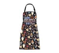 CMNIM Cartoon Mouse Aprons Mouse Cooking Aprons with Pockets Colorful Mouse Kitchen Baking Home Chef Aprons Mouse Lover Gifts, 25527 Chocolate a, Medium