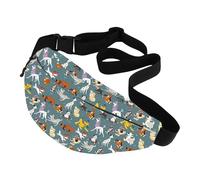 CMNIM Dog Fanny Pack Women Belt Bag Cartoon Puppy Dog Lover Gifts Dogs Character Waist Pack Puppy Belt Bag for Dog Owner Gifts, 25625 Dog W, Diversity