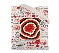CMNIM Hadestown Broadway Gifts Red Flower Tote Bag, 2499 Red Flower