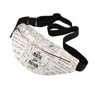 CMNIM Math Lover Waist belt Bag the Math Ain't Mathin Show Your Work Mathematics Gifts for Math Teacher Crossbody Fanny Pack, 25811 Math W, Diversity