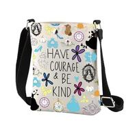 CMNIM Princess Inspired Crossbody Bag Cinderella Fans Gift Fairy Tales Gift Have Courage and be Kind Princess Crossbody Purse, 24924 Princess Crossbody