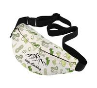 CMNIM Rock Climber Gifts Keep Climbing Fanny Pack Mountain Climbing Lover Gift Indoor Bouldering Gifts Adjustable Belt Bag, 25811 Keep Climbing W, Diversity