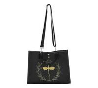 CMNIM The Empyrean Book Series Fourth Book Lover Large Tote Bag Dragon Rider Gift for Fans, Fw Black Large Crossbody Tb, 25.4*17.01*6.35cm