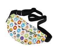CMNIM Toy Movie Fanny Pack Cartoon Movie Inspired Gift Woody and Buzz Fans Gift Cartoon Characters Merchandise Waist Belt Bag, 25625 Toy Movie W, Diversity