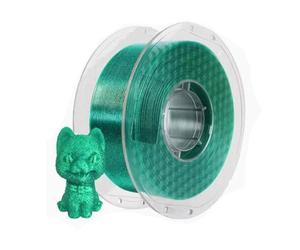 Cmnsjl 3D Printing Consumables, Sparkling 1.75Mm PETG Printing Material, Accuracy+/-0.03Mm, 1Kg Spool, High Transparency And High Toughness Printing Line,Shining Green