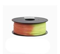Cmnsjl 3D Printing Consumables, Temperature Changing 2-Color PLA+1.75Mm Thermal Sensitive Wire, 3D Line Material FDM Aging Resistance Accuracy+/-0.03Mm, 1Kg Spool,red turns yellow
