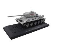 CMO 1/43 Scale Diecast Tank Metal Model, T-34 Medium Tank Soviet Army 1945, Military Toys And Gifts, 7.5Inch X 2.8Inch