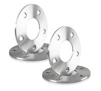 CMO 5mm (3/16") 5x100 Wheel Spacers 54.1mm M12x1.5 4PCS Silver Hubcentric