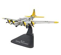 CMO Military Fighter Alloy Die Cast Model, 1/144 Scale WWII USAF B17 Bomber Model, Adult Toys And Decorations, 8.3Inch X6.1Inch