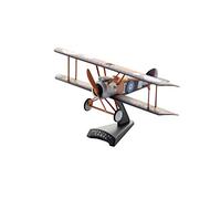 CMO Military Fighter Alloy Die Cast Model, 1/63 Scale Sopwith Camel Biplane Fighter Model, Adult Toys And Decorations, 3.5Inch X 5.1Inch