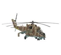 CMO Military Fighter Alloy Die Cast Model, 1/72 Scale Russian Air Force MI-24 Helicopter Model, Adult Toys And Decorations