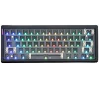 Cmokifuly GMK61 60% Mechanical Gaming Keyboard Kit, Tri-Mode South-Facing RGB LED, Hotswap Socket PCB, Gasket Mounted Plate, DIY Keyboard Kit (Black)