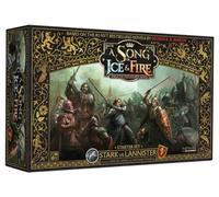 CMON | A Song of Ice and Fire: Thrones Stark vs Lannister Starter Set | Miniatures Board Game | Ages 14 Plus | 2 Players | 45-60 Minutes Playing Time