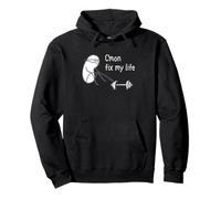 C'mon Fix My Life Funny Fitness Workout Pullover Hoodie