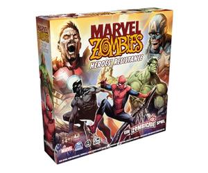 CMON, Marvel Zombies: Heroes' Resistance - A Zombicide Game, Connoisseur Game, Dungeon Crawler, 1-4 Players, Ages 14+, 60 Minutes, German