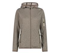 Women's Mesh Hoodie Sweatshirt CMP Knit-Tech Marron XS