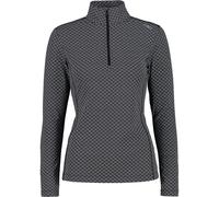 Cmp 31l1026 Printed Sweat Half Zip Fleece Black 2XS Woman