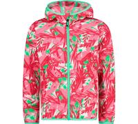 Hooded floral print fleece for girls CMP 4 ans