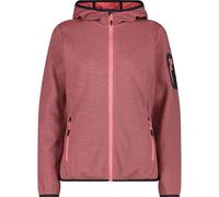Women's Hoodie with Mesh Inserts CMP Knit-Tech Rouge XS