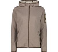 CMP - Women's Jacket Fix Hood with Sleeve Pocket - Fleece jacket size 46, brown