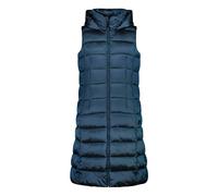 Long hooded sleeveless puffer jacket for women CMP Vert M