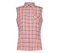 Sleeveless check shirt for women CMP Rose XS