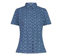 CMP - Women's Shortsleeve Shirt with Pattern - Blouse size 42, blue