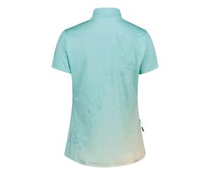 Cmp 34z5224 Short Sleeve T-shirt 3XL Lagoon / Off White