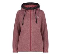 Women's knitted technical hoodie CMP Rouge 2XS