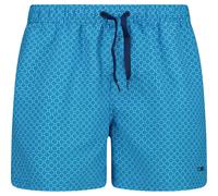 Printed Microfibre Swim Shorts CMP Bleu S
