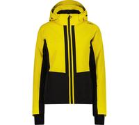 Women's Hooded Ski Jacket in Twill CMP Jaune 2XS