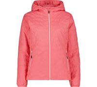 CMP - Women's Padded Jacket Fix Hood - Synthetic jacket size 44, pink/red