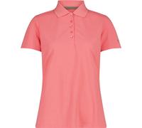 Women's pique polo shirt CMP One colour Rose M
