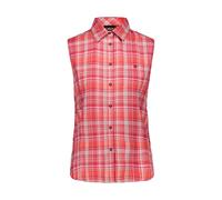 Cmp Blouse Woman Shirt Red Breathable Antibacterial UV Protection Checkered