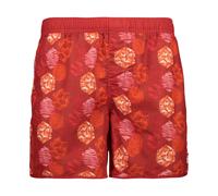 CMP Boardshort Swim Shorts Man Red Floral Pattern Microfiber Inner Slip