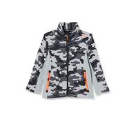 CMP Boys Camouflage Man Jacket with Full Zip 30h7804 Jacket, boys, Jacket, 30H7804, Cemento-titanio, 98 (EU)