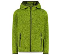 CMP - Boy's Jacket Fix Hood Jacquard Knitted - Fleece jacket size 152, olive