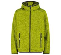 CMP - Boy's Jacket Fix Hood Jacquard Knitted - Fleece jacket size 164, olive