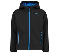 CMP - Boy's Jacket Fix Hood Softshell - Softshell jacket size 104, black